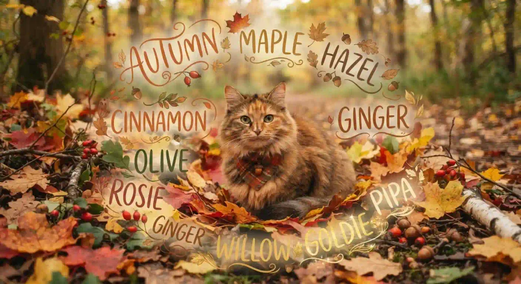 Classic Fall Names for Female Cats
