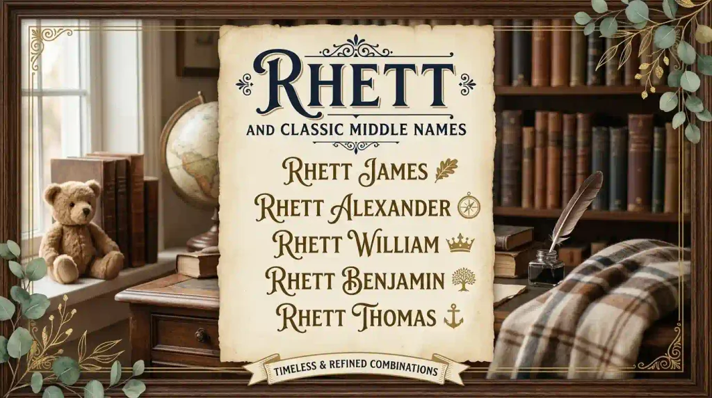 Classic Middle Names for Rhett