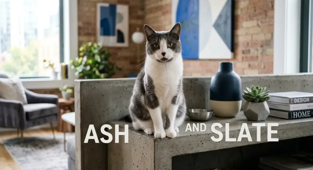 Cool and Modern Names for a Gray and White Cat