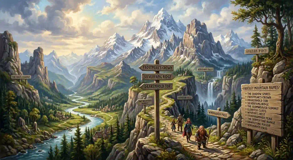 Fantasy Mountain Names