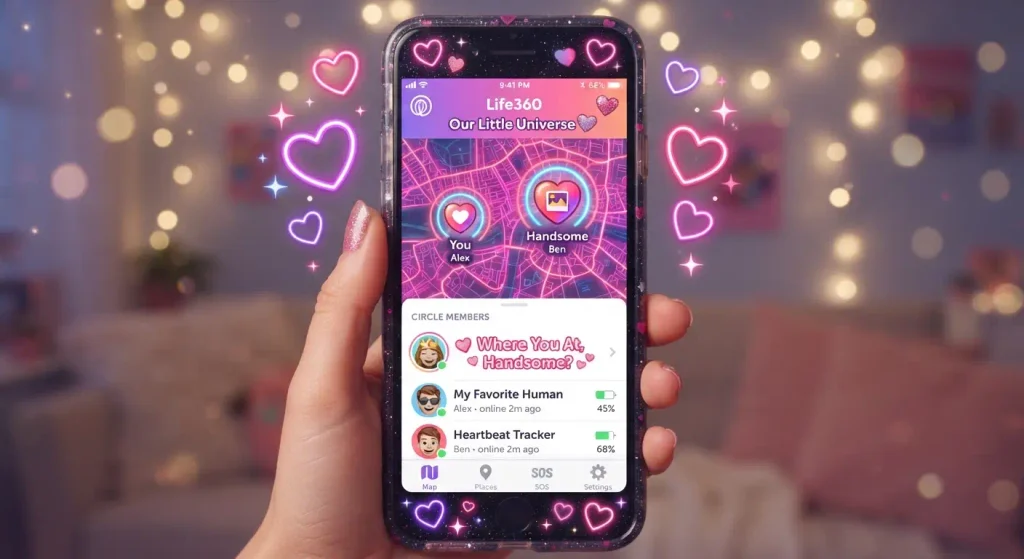 Flirty Life360 Circle Names for Boyfriend