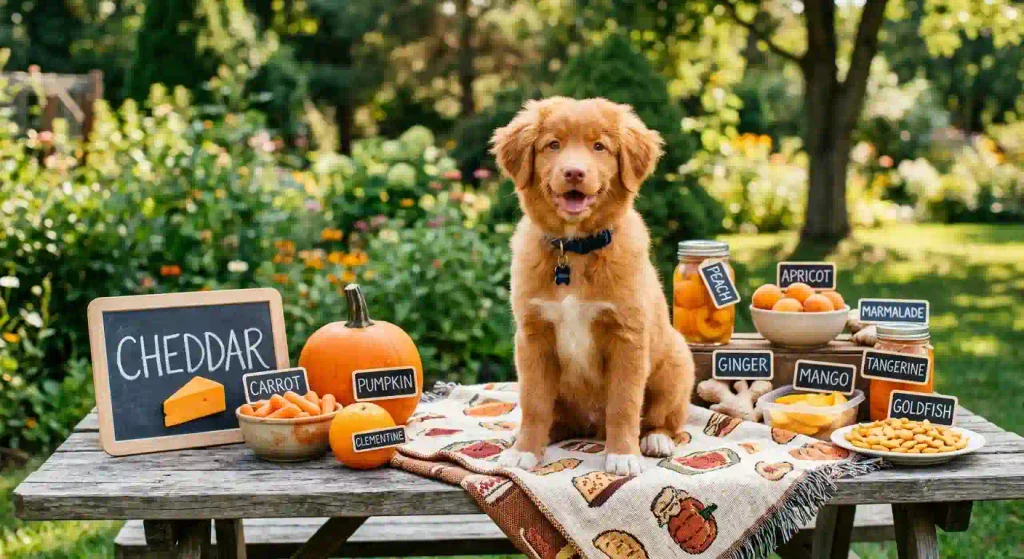Food-Inspired Orange Dog Names
