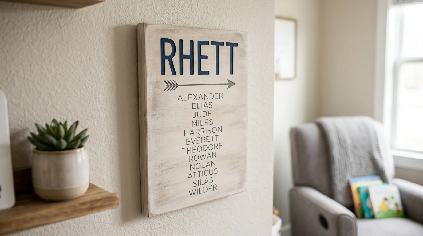 Modern Middle Names for Rhett