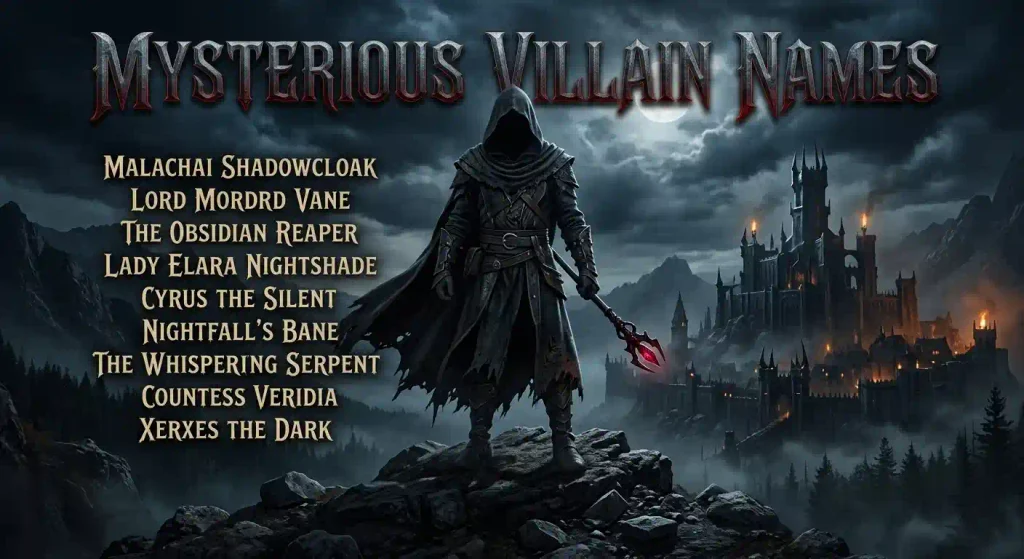 Mysterious Villain Names