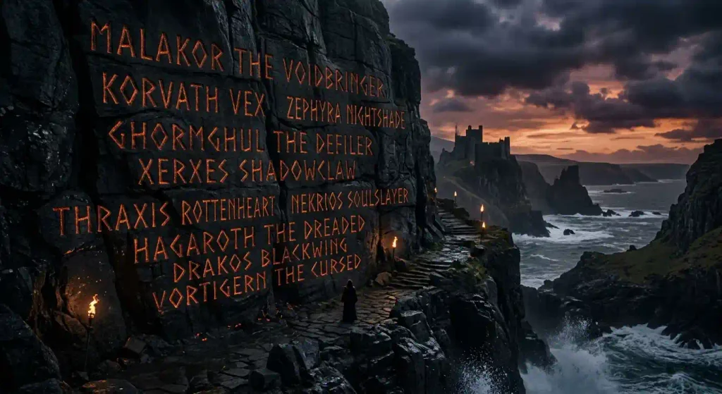 Mythical Villain Names