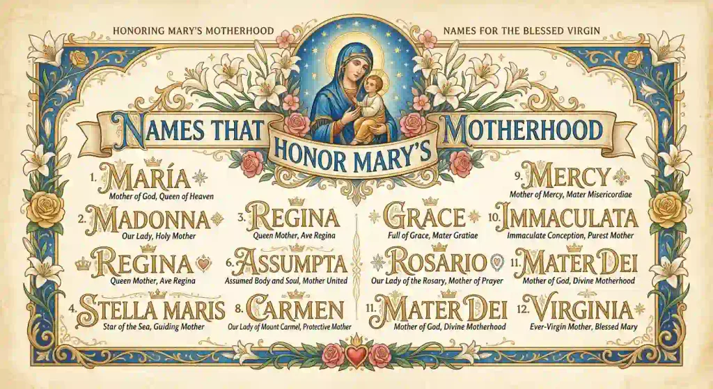 Names That Honor Mary's Motherhood