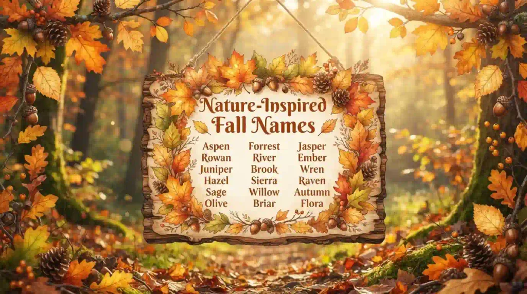 Nature-Inspired Fall Names