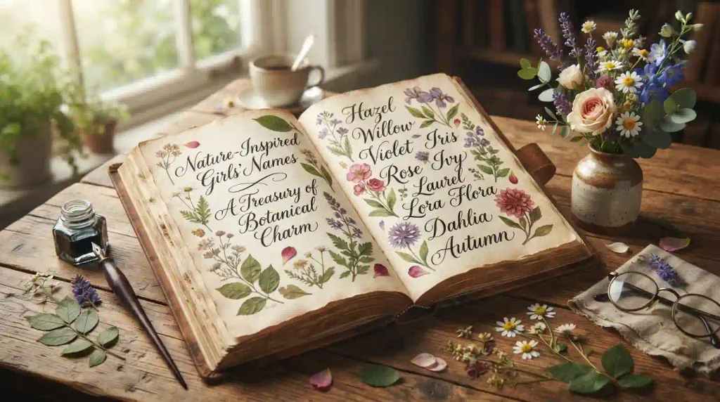 Nature-Inspired Girl Names for Books 