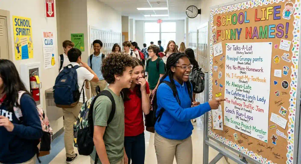 School Life Funny Names