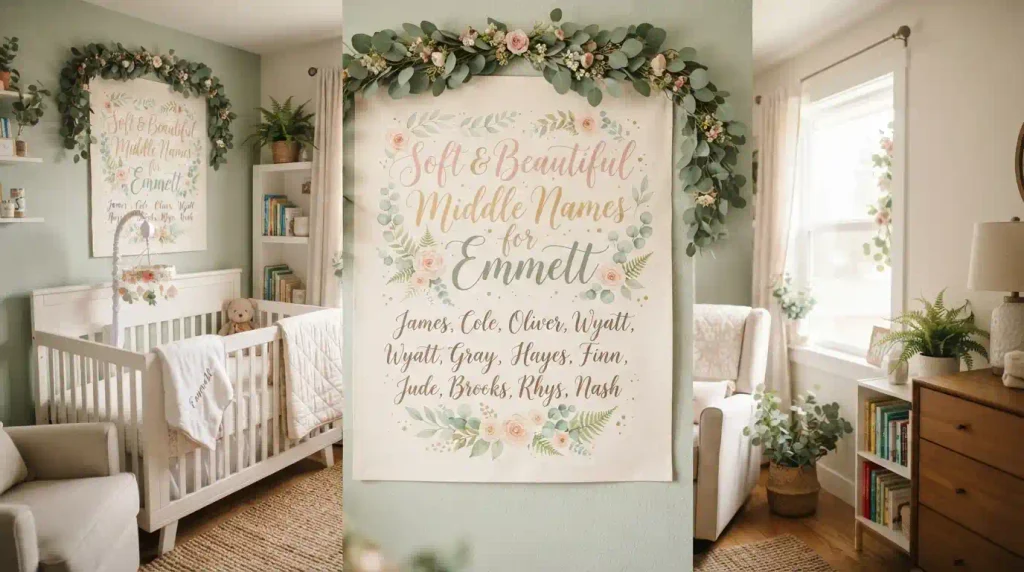 Soft and Beautiful Middle Names for Emmett 