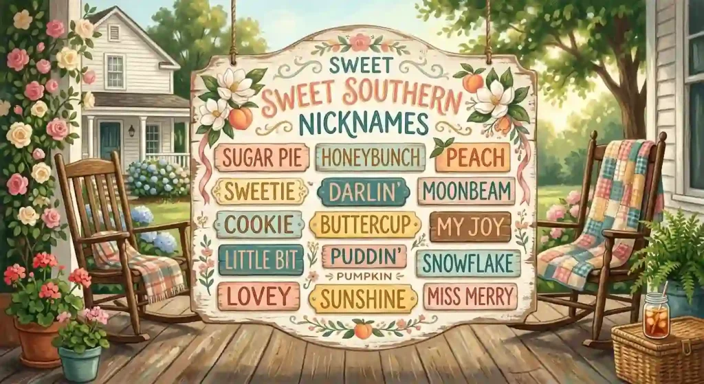 Sweet Southern Nicknames