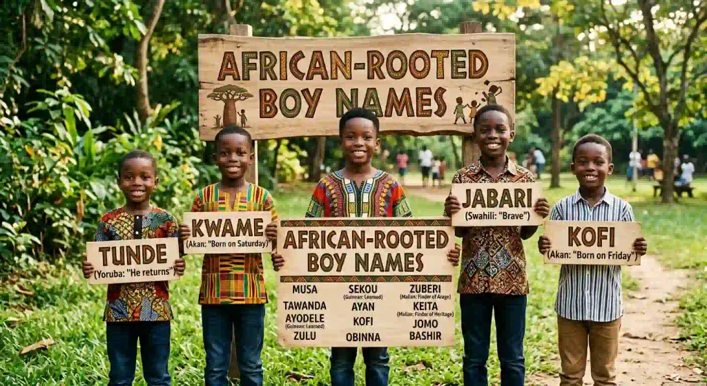 African-Rooted Boy Names 