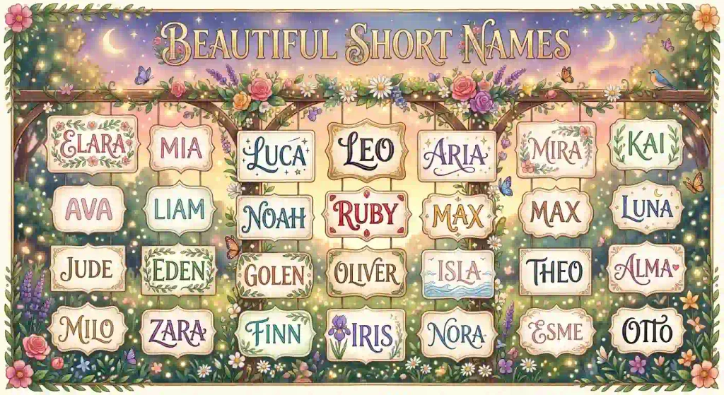 Beautiful Short Names