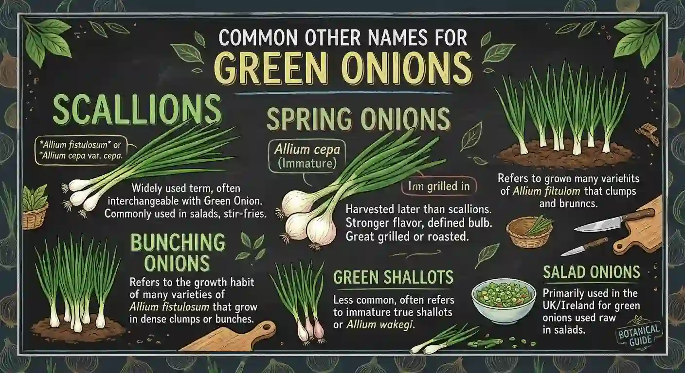 Common Other Names for Green Onions 