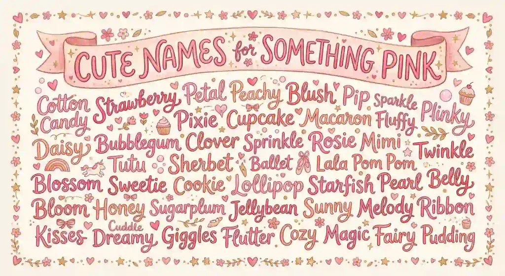 Cute Names for Something Pink