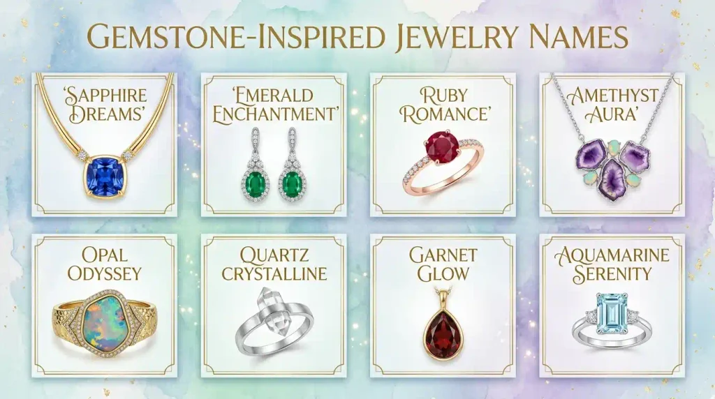 Gemstone-Inspired Jewelry Names 