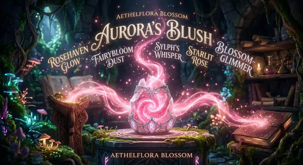 Magical and Fantasy Names for Something Pink