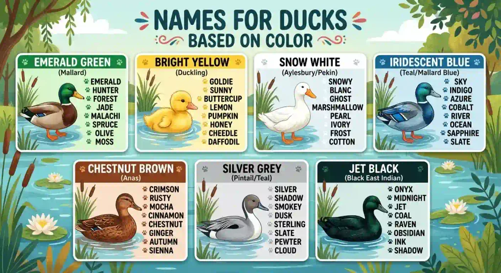 Names for Ducks Based on Color 