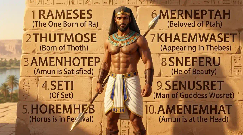 Strong and Powerful Egyptian Names for Men 