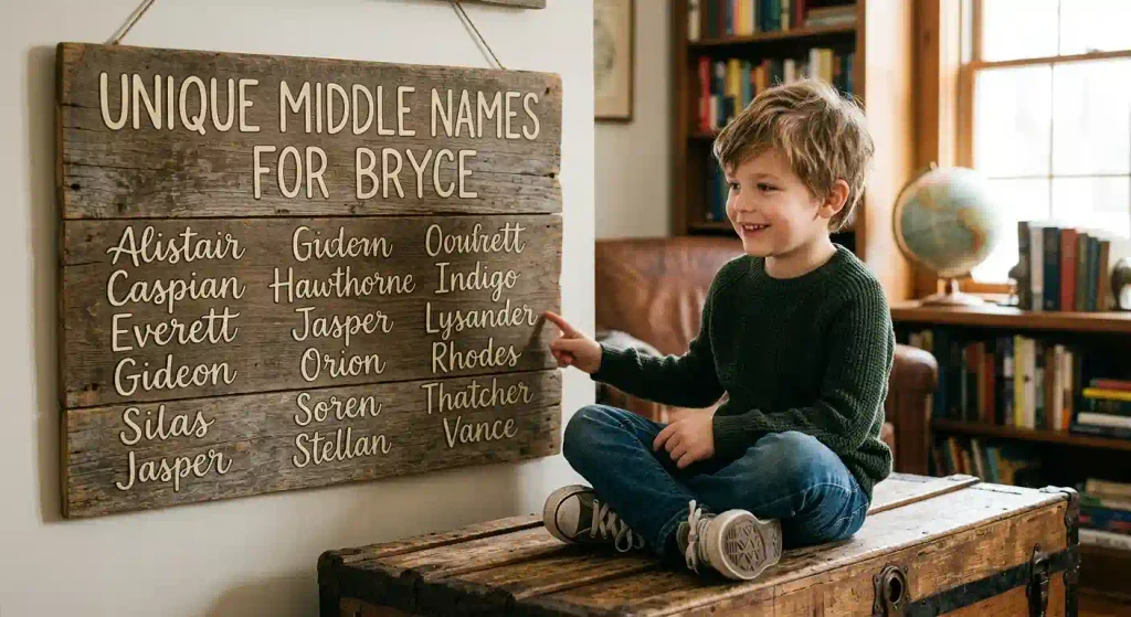 Unique Middle Names for Bryce