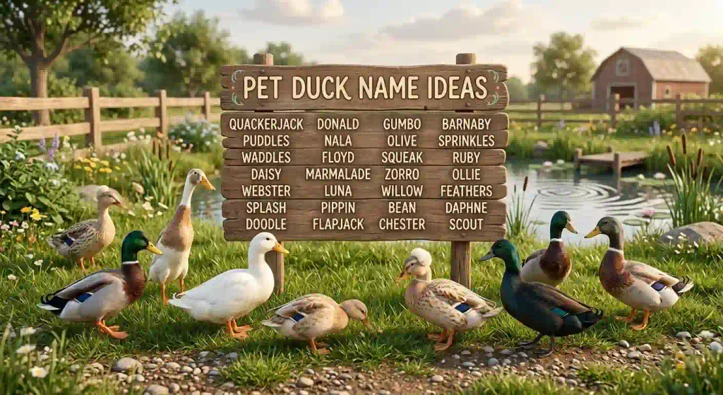 names for pet ducks